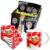 3dRose Fashionable Christmas Collie in a Flowing Red Scarf and… – Coffee Gift Baskets (cgb_351787_1)