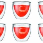 Bodum Pavina 2-1/2-Ounce Double Wall Espresso/Shot Glass, Set of 6