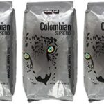 Kirkland Signature Colombian Supremo Whole Bean Coffee, 3 Pound (3 Pack)