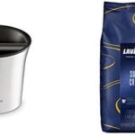 Breville Knock Box, BCB100 & Lavazza Super Crema Whole Bean Coffee Blend, light-Medium Espresso Roast, 2.2 Pound (Pack of 1),Premium Quality, Aromatic, Mild and creamy