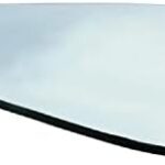 LeisureMod Imperial Glass Top Triangle Coffee Table