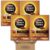 Nes-cafe Taster’s Choice Hazelnut Flavored Instant Coffee Bulk Pack – 64 Stick Packets of Hazelnut Flavored Instant Coffee – Flights, Purses, Work Desk – 4 16 Stick Boxes in Cornershop Confections Box