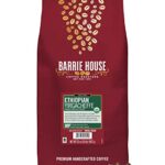Barrie House Ethiopian Yirgacheffe Single Origin Whole Bean Coffee, 2 lb Bag | Fair Trade Organic Certified |Medium Roast | High Acidity and Clean Finish | 100% Arabica Coffee Beans